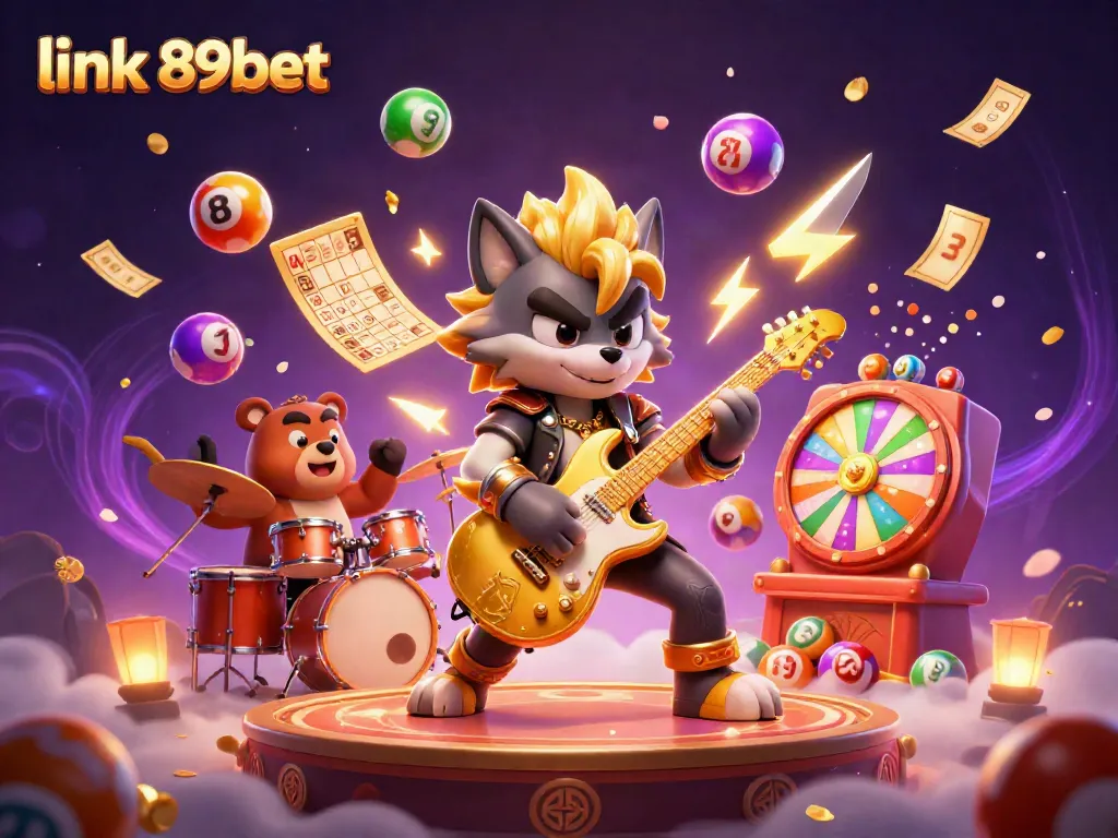 Experience the thrilling link 89bet adventure with vibrant characters in a dynamic casino scene.